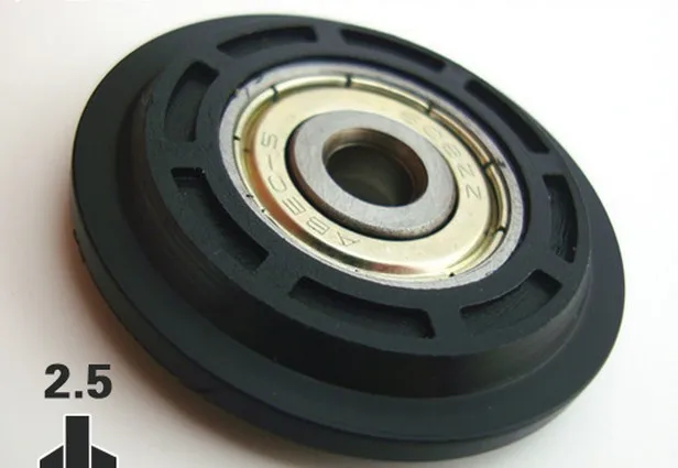 Free Shipping 608zz 6*40*8 mm pom plastic roller wheel Miniature Ball Bearings NYLON pulley