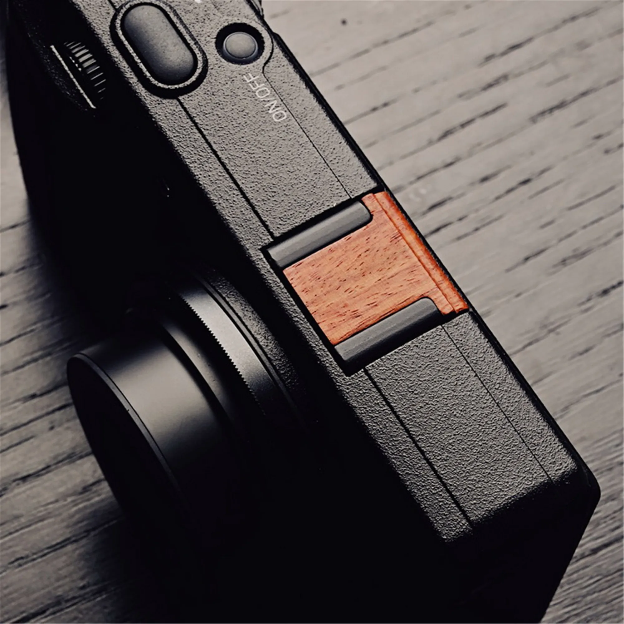 Wooden Wood Hot Shoe Cover For Ricoh GR3 GRIII