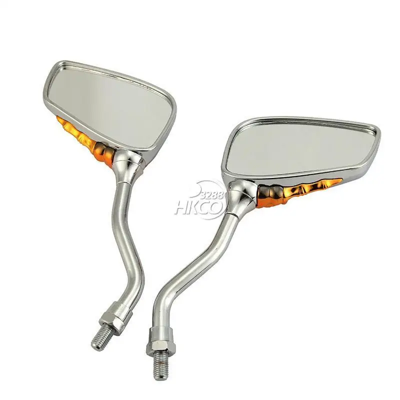 Mirrors Motorcycle Accessories 10mm 8mm Skull Hand Gold Incredible Rear View Motorbike Street Bike Sports Chopper Cruiser Quard