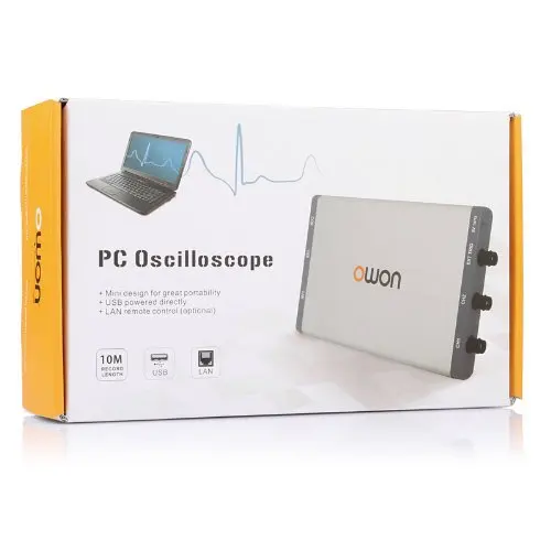 OWON VDS3104 100MHz PC based USB Oscilloscope 4+1 (multi) channels 1GS/s 10M Record Length oscillograph