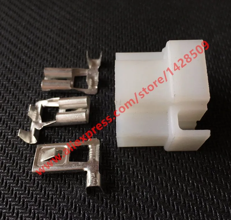 1 Set Car Lamp Holder Electric 3 Pin Auto Connector