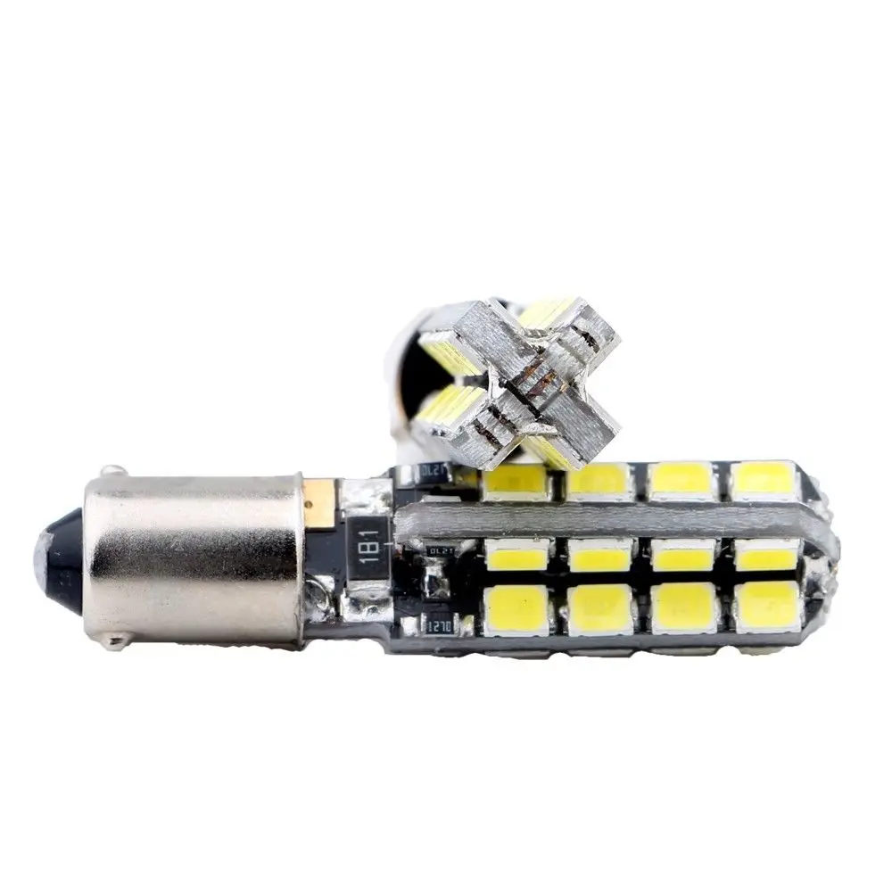 2X White 6000K BA9S 32 SMD LED 2835 Car Canbus Error Free Wedge Turn Signal Light Bulbs Car Lighting