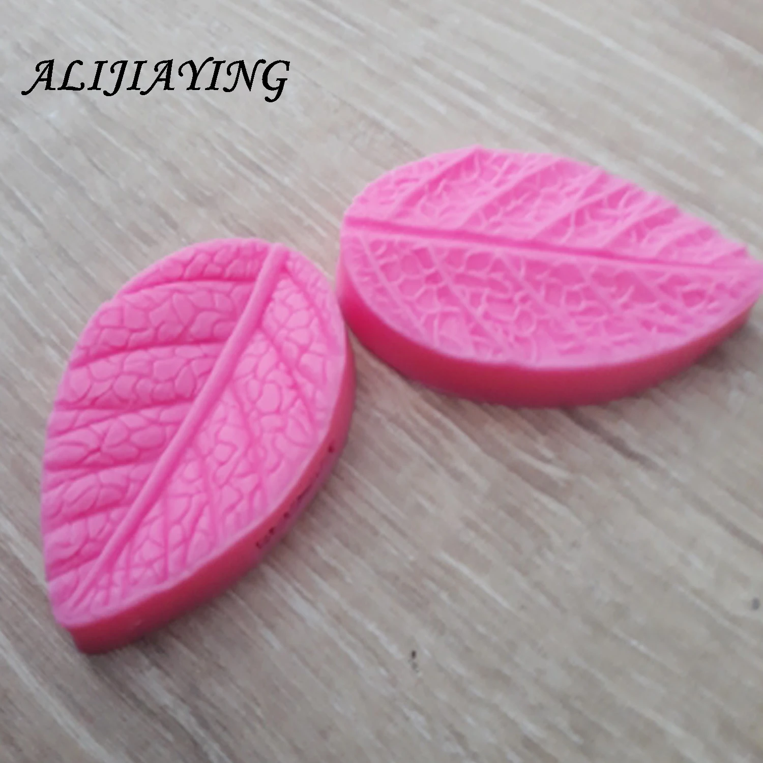 2Pcs/set Leaf petal Silicone Mould For Cake Decoration Molds Leaves Fondant 3D Silicone Mold Gum Paste tools D0311