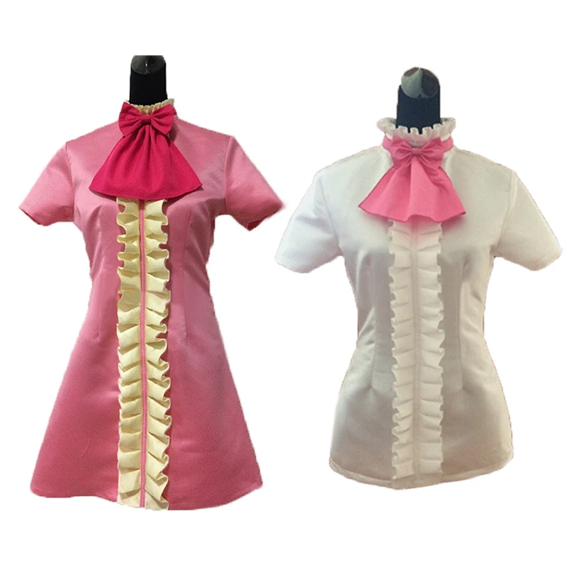 Vinsmoke Reiju Cosplay Christmas Party Halloween Uniform Cosplay Costume pink and white 2 styles Customize Any Size