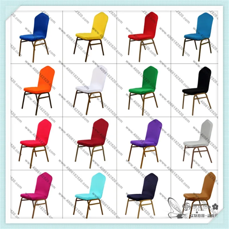 FEDEX Free Shipping 24 Colors Universal Spandex Short Chair Covers Wedding Decoration Party Lycra Chair Covers Home Textile