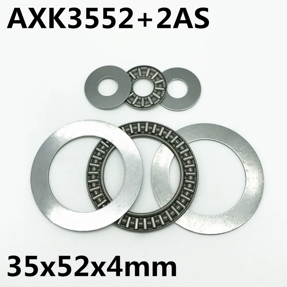 2pcs AXK3552 +2AS Thrust Needle Roller Bearing 35x52x4 mm Thrust Bearing Brand New High quality