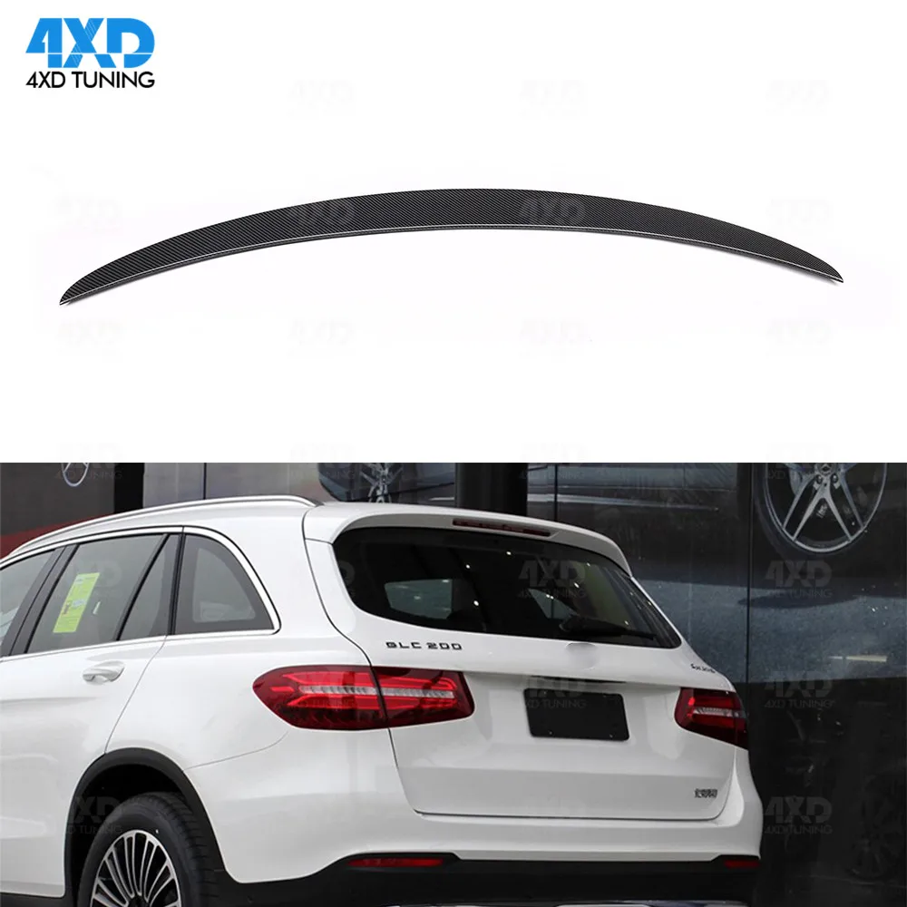 GLC Coupe Carbon Fiber Spoiler For Mercedes amg GLC300 X205 Rear Bumper Trunk Spoiler Wing styling 2016 2017 2018 2019