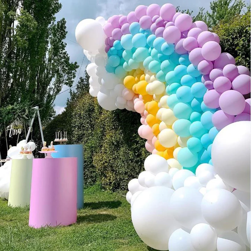 30pcs 5/10 Inch Macarons Color Pastel Candy Balloons Latex Round Helium Baloons For Birthday Party Wedding Baby Shower