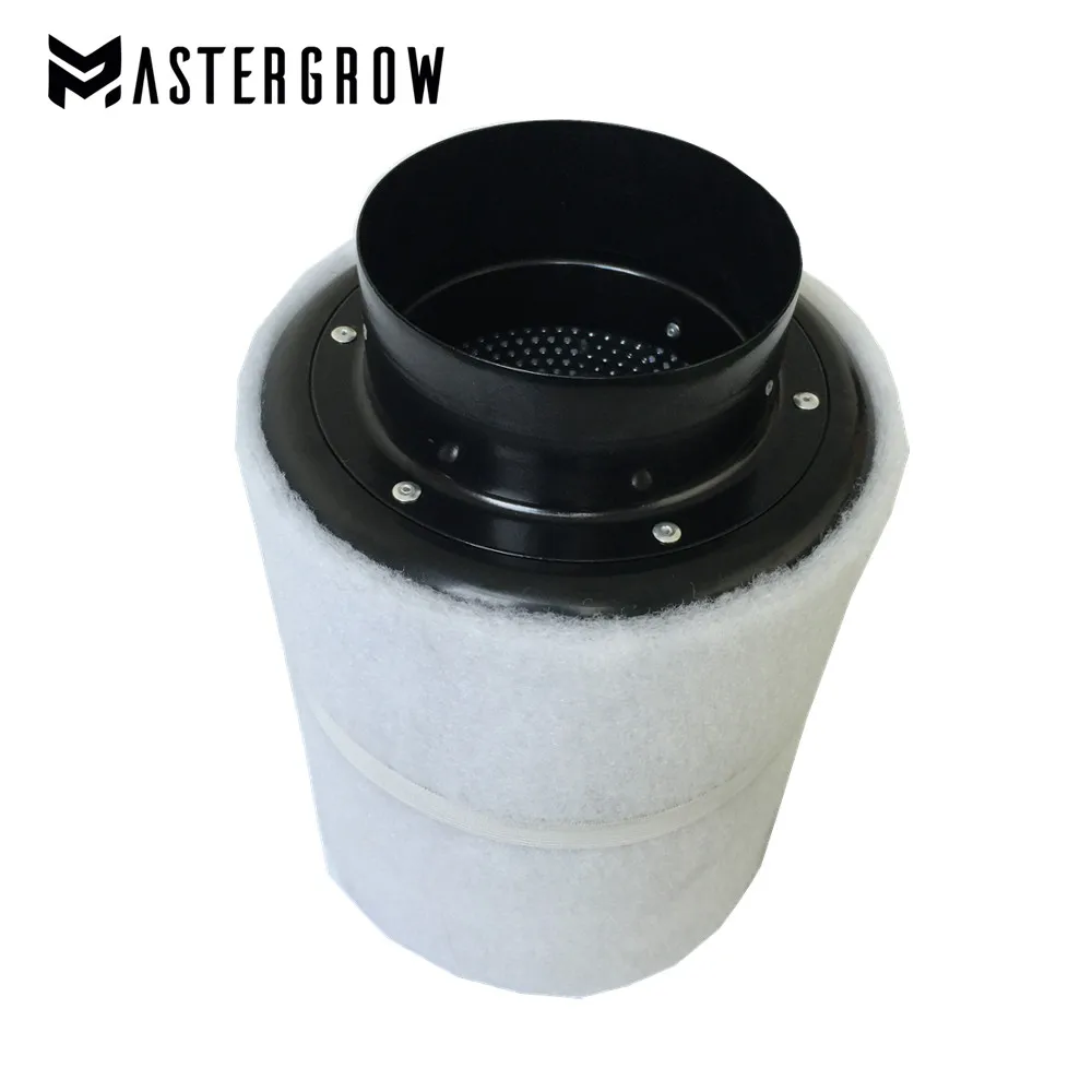 MasterGrow 4/5/6/8/10 Inch HIGH EFFICIENT Activated Carbon Air Filter Set For Indoor Hydroponics Greenhouses Grow Tent Light