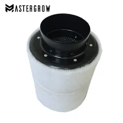 Mastergrow-活性炭フィルターセット4/5/6/8/10インチ,屋内水耕温室用の高効率エアフィルター