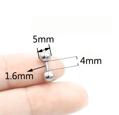 Stainless Steel Captive Bead Hoop Ring
