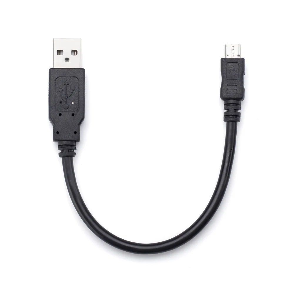 LBSC 5-PACK 6 inch USB 2.0 A Type Male naar Micro-B Mannelijke Lading & Sync Kabel