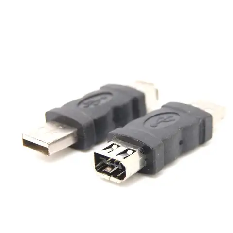 New Firewire IEEE 1394 6 Pin Female to USB Type A Male Adaptor Adapter GT NEW