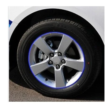 Car-styling Wheel Rim Reflective Sticker For Citroen DS-series C-Quatre C-Triomphe Picasso C1 C2 C3 C4 C4L C5 Elysee