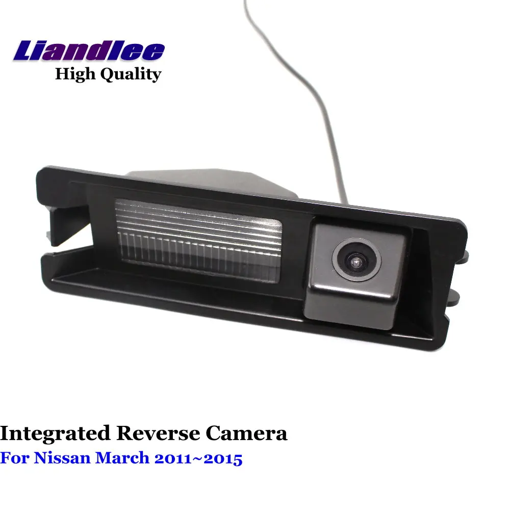 For Nissan March 2011-2015 Car Reverse Parking Camera Backup Rear View SONY Integrated OEM HD CCD CAM Accessories