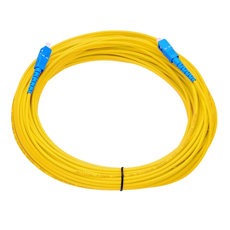 

1M SC-SC Simplex 9/125 Single Mode SM Fiber Optic Cable Patch Cord