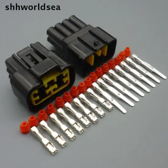 

shhworldsea 30set 8 Pin/way 8p car connector,Auto Waterproof Electrical plug,Automotive sensor Main connector for car truck ect.