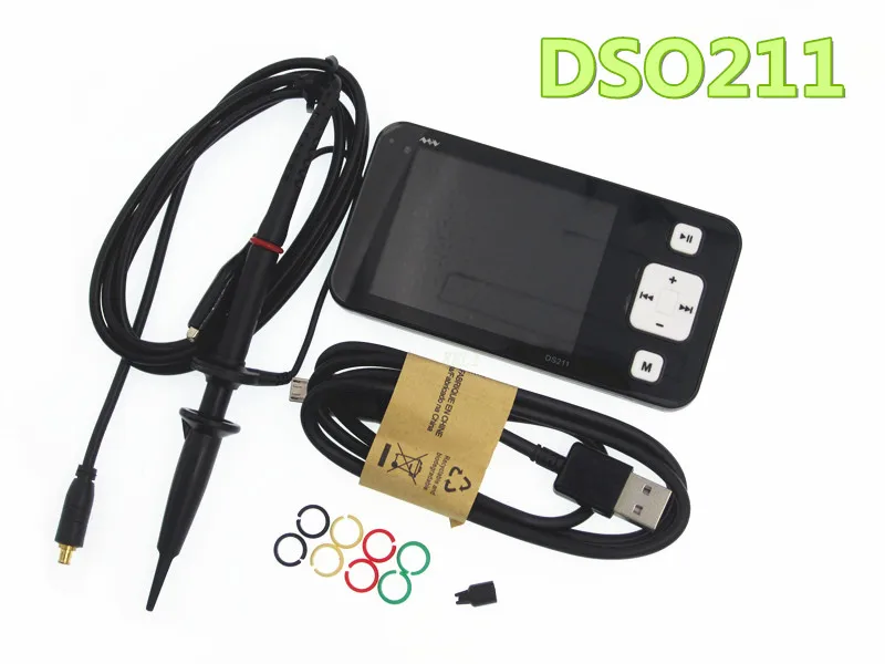

HAILANGNIAO Mini ARM DSO211 Digital Oscilloscope Portable Pocket-sized Nano Handheld Digital Storage Oscilloscope