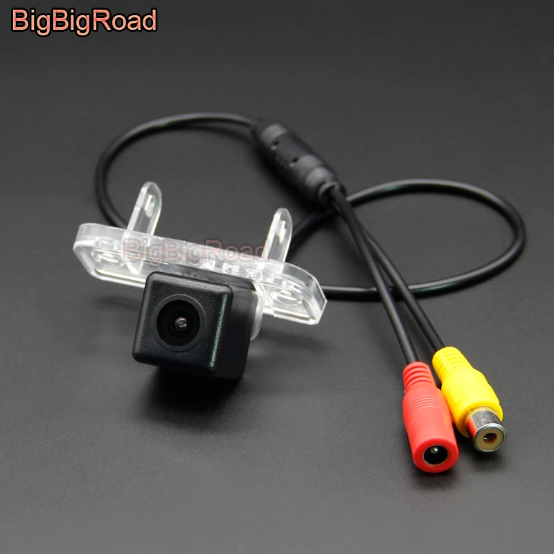 BigBigRoad Car Rear View Parking CCD Camera For Mercedes Benz CLC Class CL CL203 2008-2011 / E Class W211 2002-2008 Night Vision