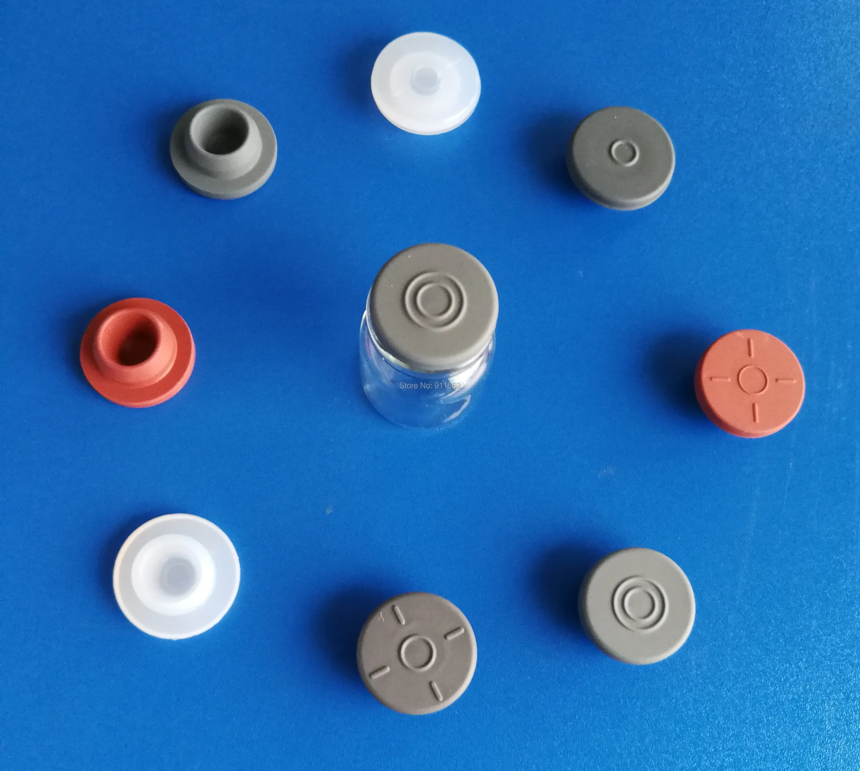 20mm,200pcs!Many colors and patterns butyl rubber stopper,silicone rubber for glass vials,rubber sealing stopper,rubber cap,