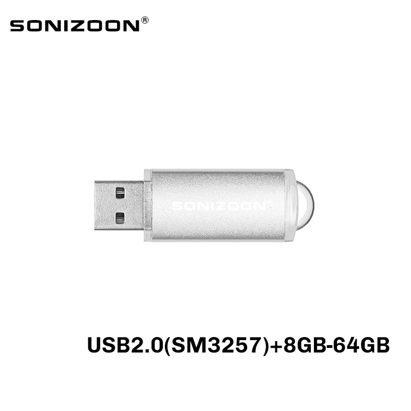 SONIZOON XEZUSB2.0001 usb2.0 flash drive Smi3257 scheme of MLC8gb 16gb 32gb 64gb Stable high speed memoria stick