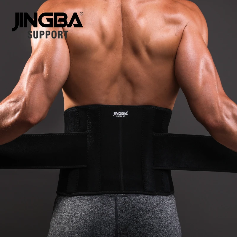 JINGBA SUPPORT Sports fitness belt waist back support Sweat belt waist trainer mens waist trimmer Weight Loss neoprene Dropshipp