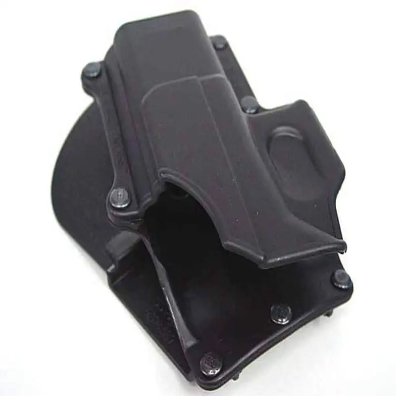 Tactical Pistol Holster Polymer Quick Release Holder Glock 19/23/25/28/32 Right Hand Gun Case Double Magazine Pouch