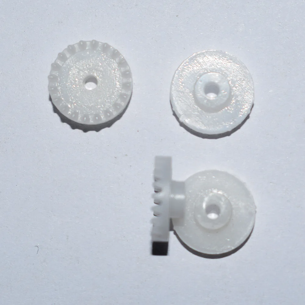 10/100pcs 20T 2mm hole plastic crown gear 0.5M dron rc car plane robot kids toys for boys diy baby accessories GPC202A