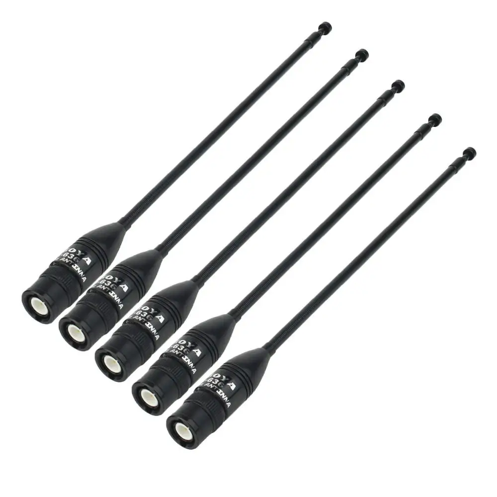 

5x NAGOYA NA-636 Telescopic BNC Antenna VHF/UHF 50W for Kenwood Motorola ICOM