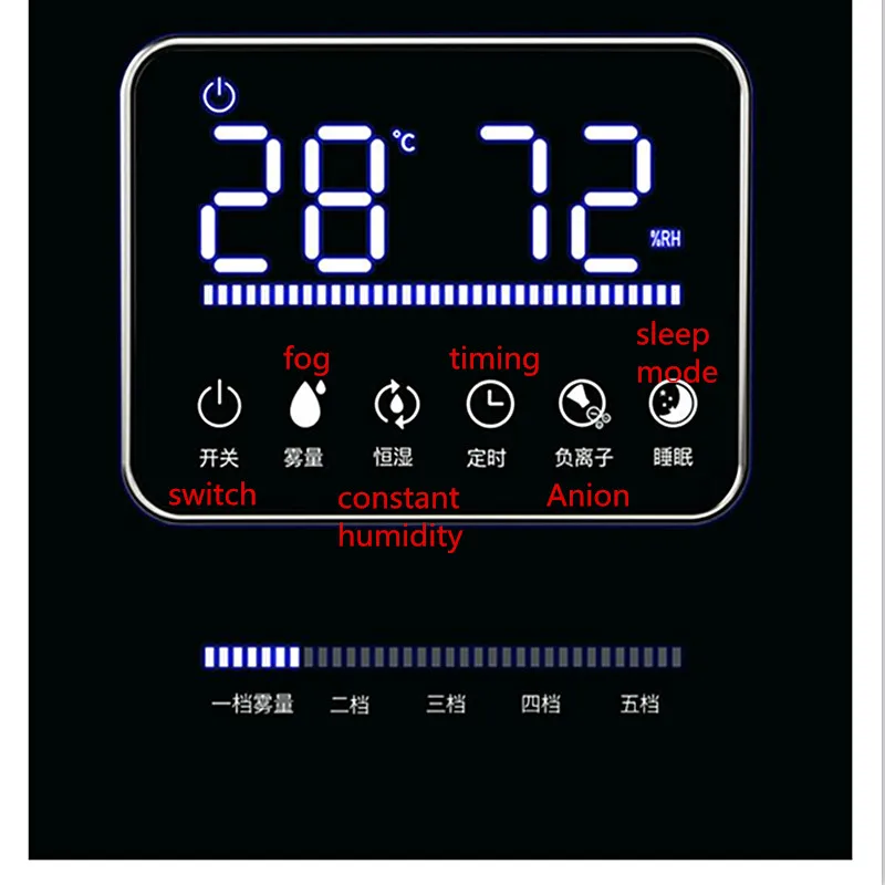 110 فولت 220 فولت التجارية 23.8L الكهربائية المرطب الصناعية سوبر ماركت الخضار الفاكهة الطازجة حفظ عالية الطاقة رذاذ ضباب صانع
