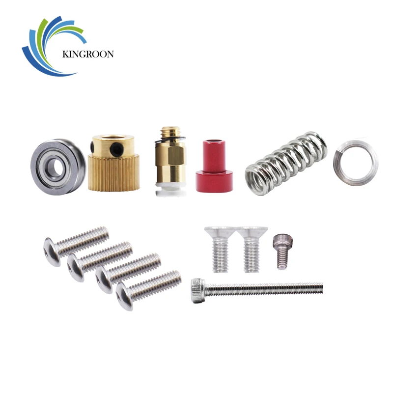 KINGROON mise à niveau MK8 extrudeuse à distance rouge pour imprimante 3D extrudeuse entièrement en métal Bowden main droite gauche 1.75 Filament pièce d'imprimante 3D