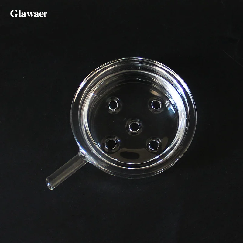 2pcs/lot glass carbon disc high quality glass charcoal holder use for glass hookahs shisha chicha narguile accessories