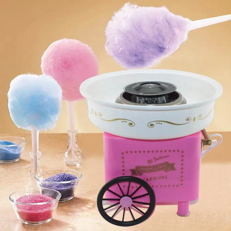 

Electric diy Mini Sweet cotton candy machine maker nostalgia DIY 220V Cotton Candy sugar free cotton candy make machine kids