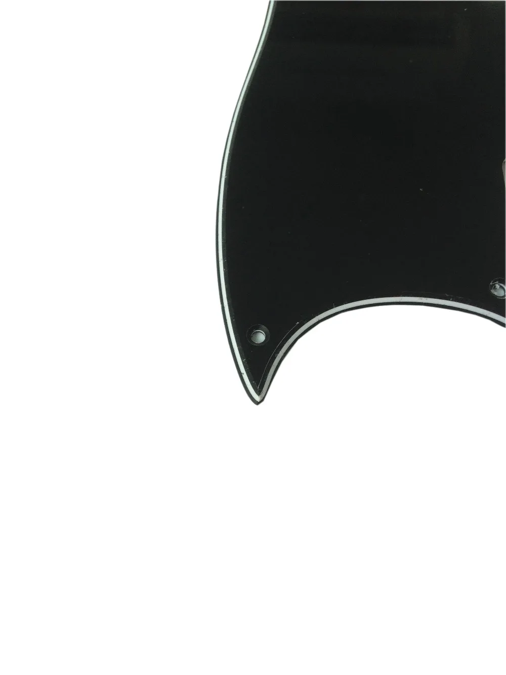 Pleroo Custom Guitar pickgaurd - For 61 SG Guitar Pickguard Scratch Plate , 3 Ply Black