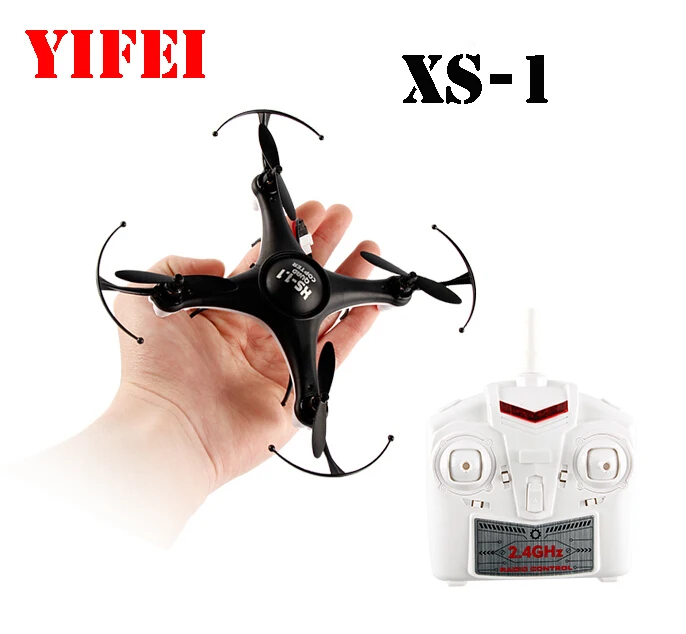 YI FEI XS-1 RC Drone 6-axis 4CH Fixed-Point Revolving 2.4GHz RC Radio Control Minimal Quadcopter Drone RTF