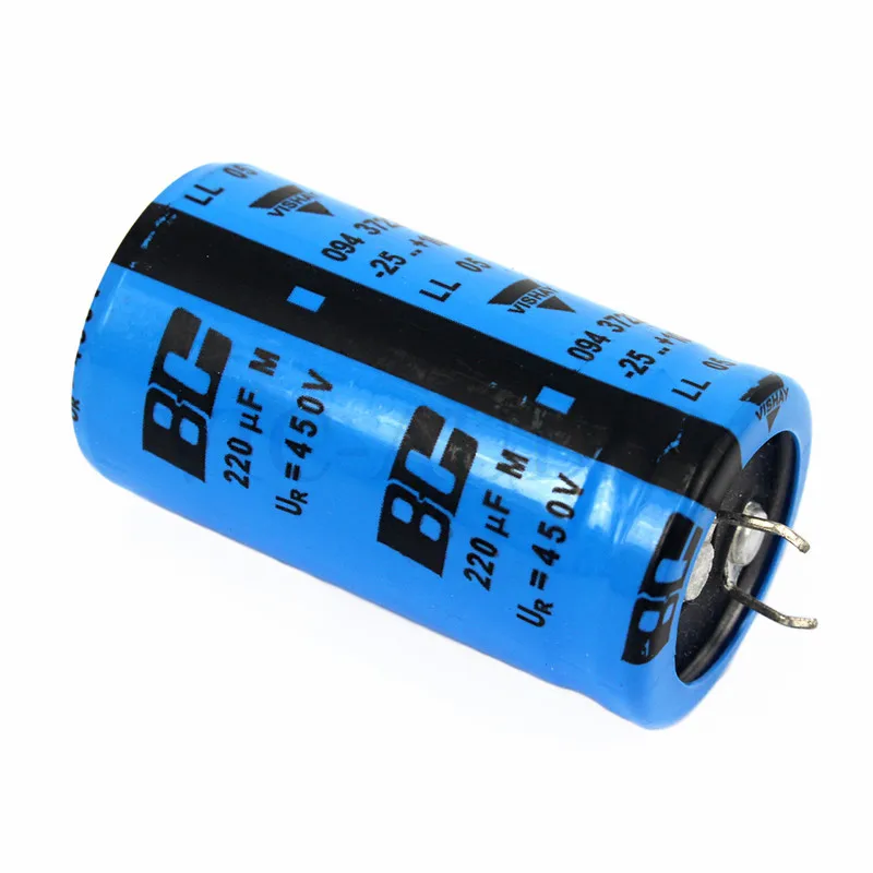 DIY 앰프 액세서리 HIFI 커패시터 VISHAY BC 450V 220UF 커패시턴스 Amps 전해 커패시터 필터 1PC 무료 배송