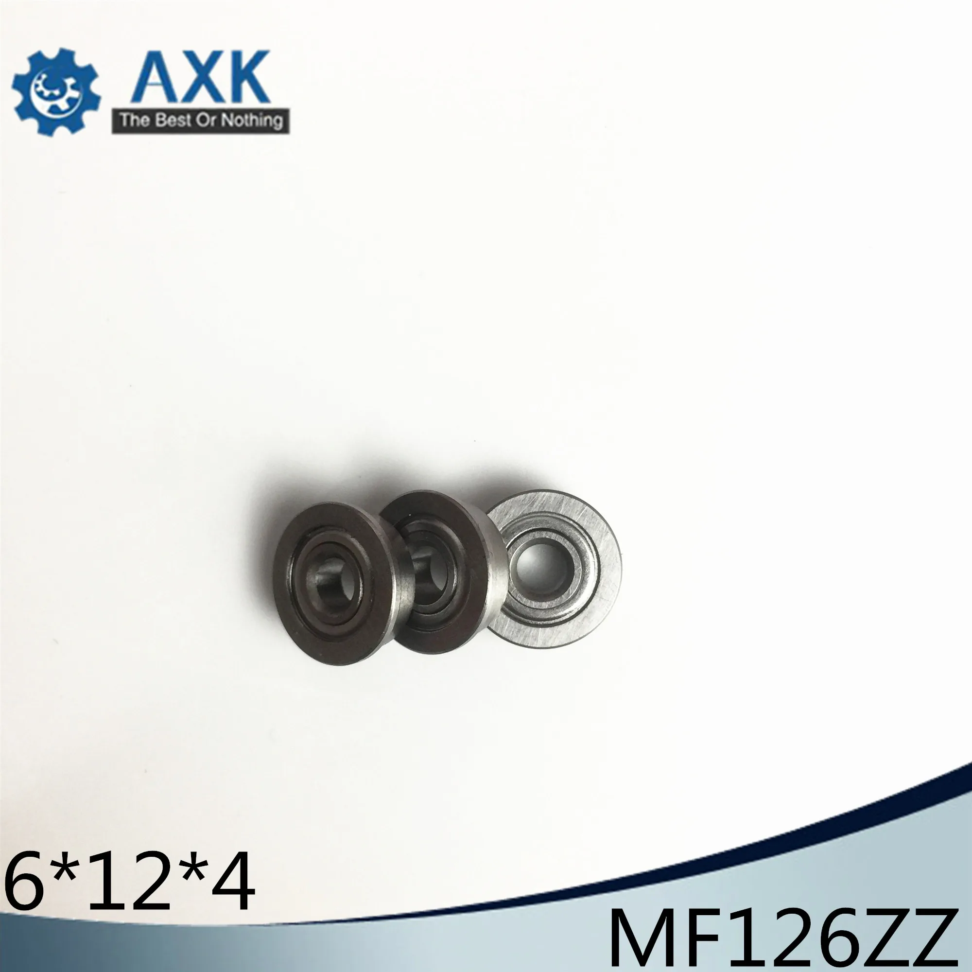 

MF126ZZ Flange Bearing 6x12x4 mm ABEC-1 ( 10 PCS ) Miniature Flanged MF126 Z ZZ Ball Bearings