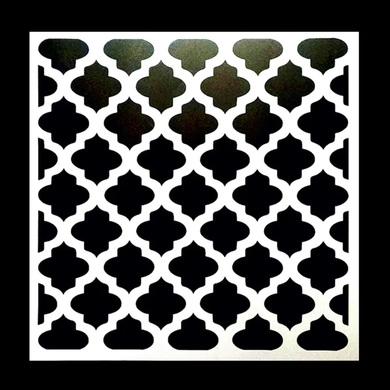 1pc Moroccan Pattern Template Stencils For Wall Furniture Fabric Painting Home Decorative