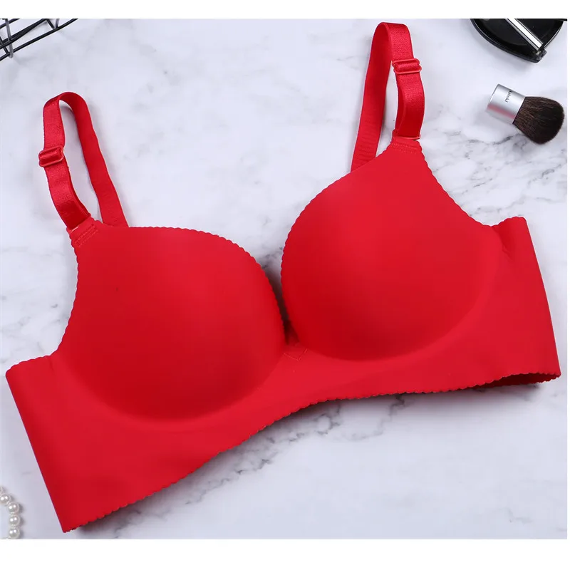 2018 New Sexy Women Bra Push Up Bra Brassiere Adjustment Underwear 70 75 80 85 With 6 Colors