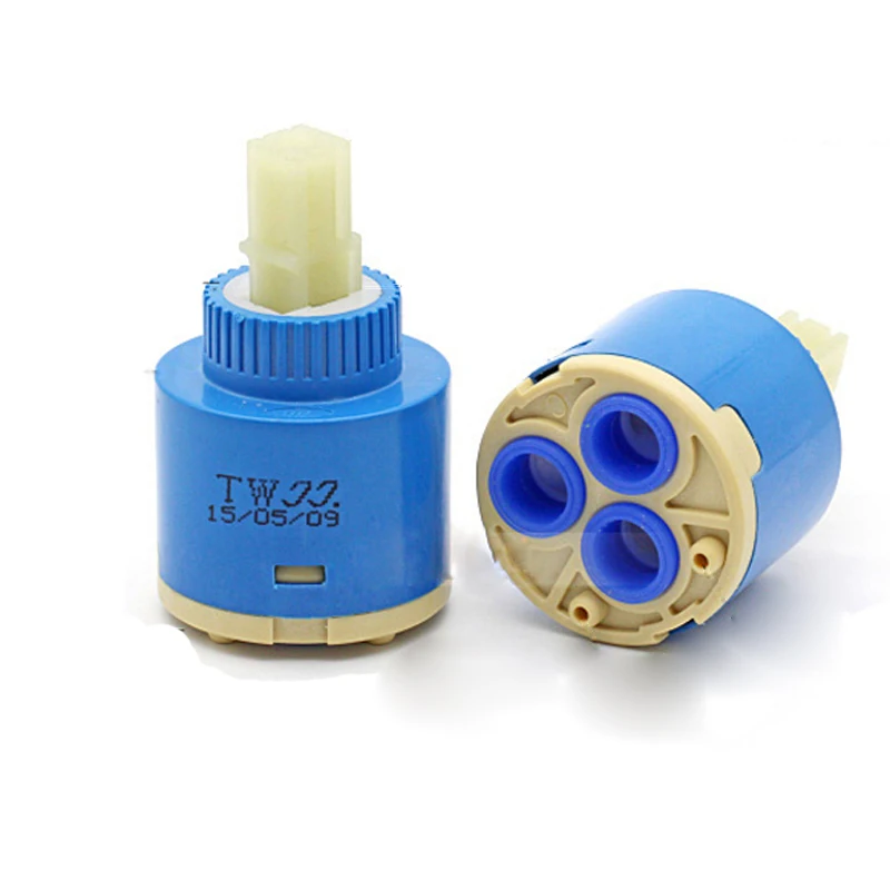 FACIIO 1PC 35mm/40mm Watersaving Replacement Ceramic Spool Water Mixer Tap Faucet Cartridge Kitchen Bathroom Faucet Replace Part