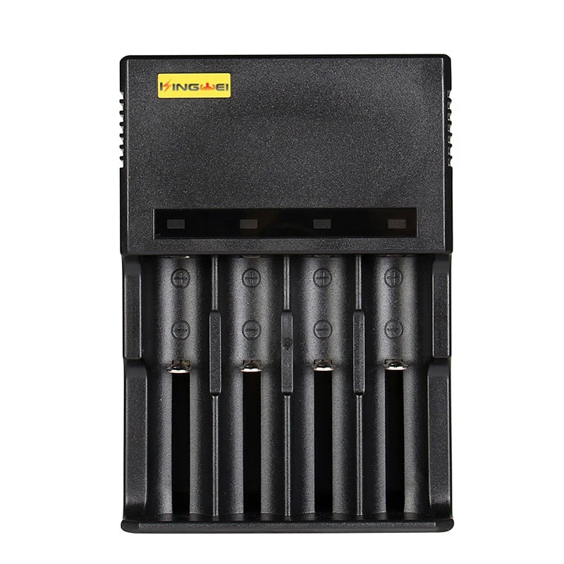 10 Pcs KingWei XXC-889 18650 Battery Charger 4 Batteries Electric Rechargeable DC Plug Charger With UK US AU EU Cable