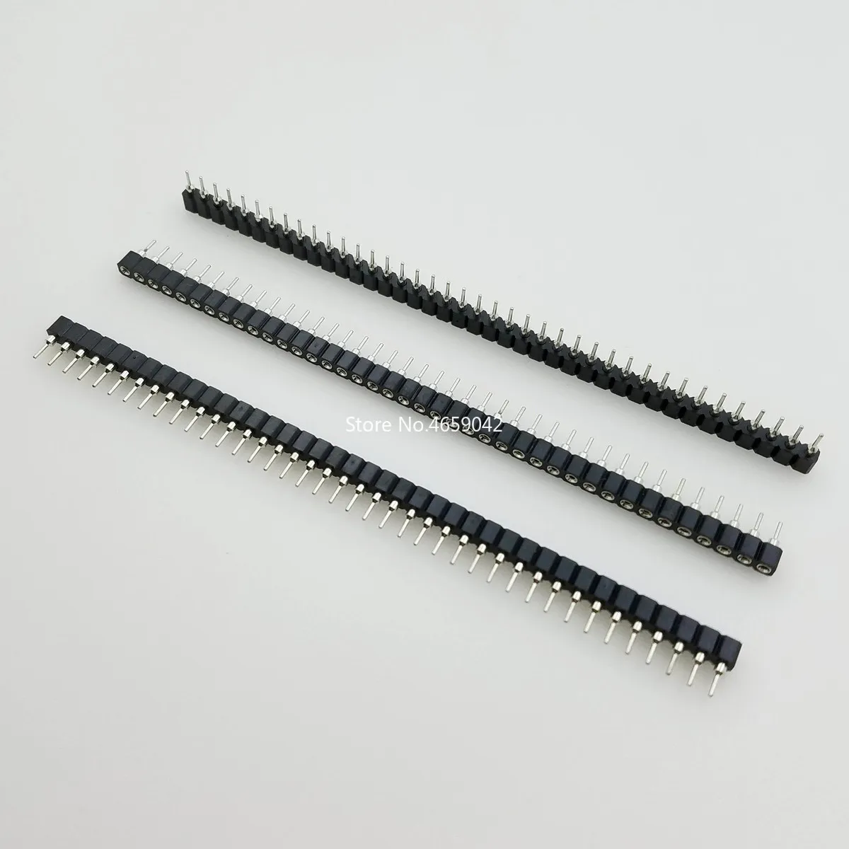 10 Teile/los Einreihige 40Pin 2,54mm Runde Buchsenleiste