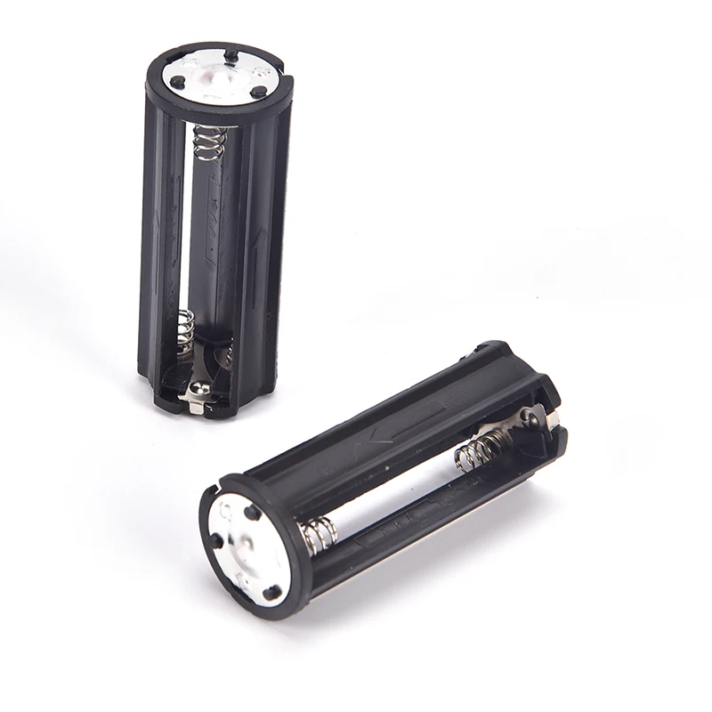 2Pcs/lot Battery Holder for 3x AAA Battery Box Holder Batteries Case For 1.5V Pole Black For Soldering Storage Box