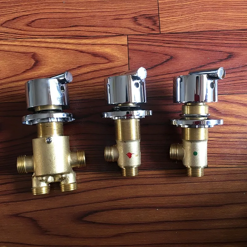 MTTUZK hot cold water Solid Brass switch valve for Bathtub faucet shower mixer, bathtub set faucets ,Bath faucet control valve