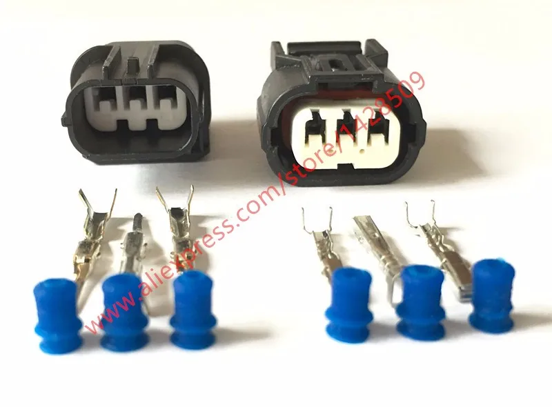 1 Set 3 Pin 6188-4739 6189-0887 Female Male 1.2mm Auto Waterproof Connector Plug Auto Oxygen Sensor Plug For Sumitomo Truck