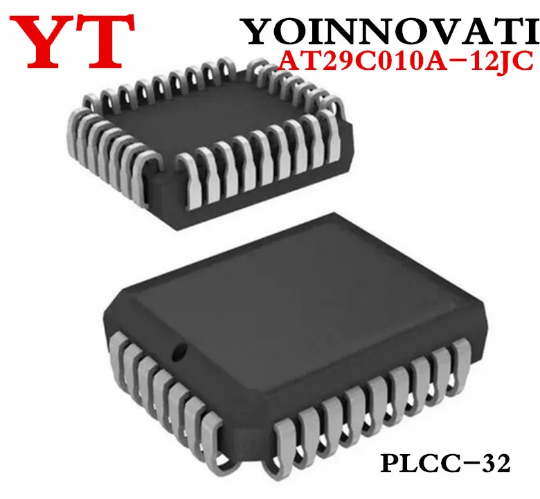  10 PCS AT29C010A-12JC AT29C010A AT29C010 PLCC32  IC FLASH 1MBIT 120NS 32PLCC Best quality