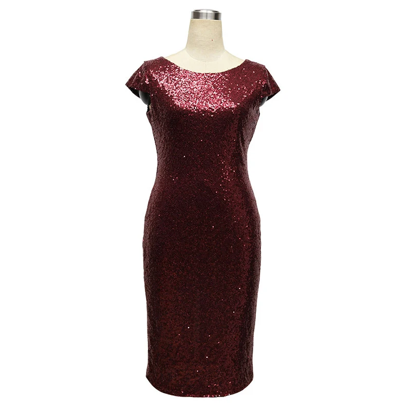 Sexy Black Gold Sequins Summer dress women Backless bodycon vintage dress elegant Night club Party Dresses vestidos robe femme