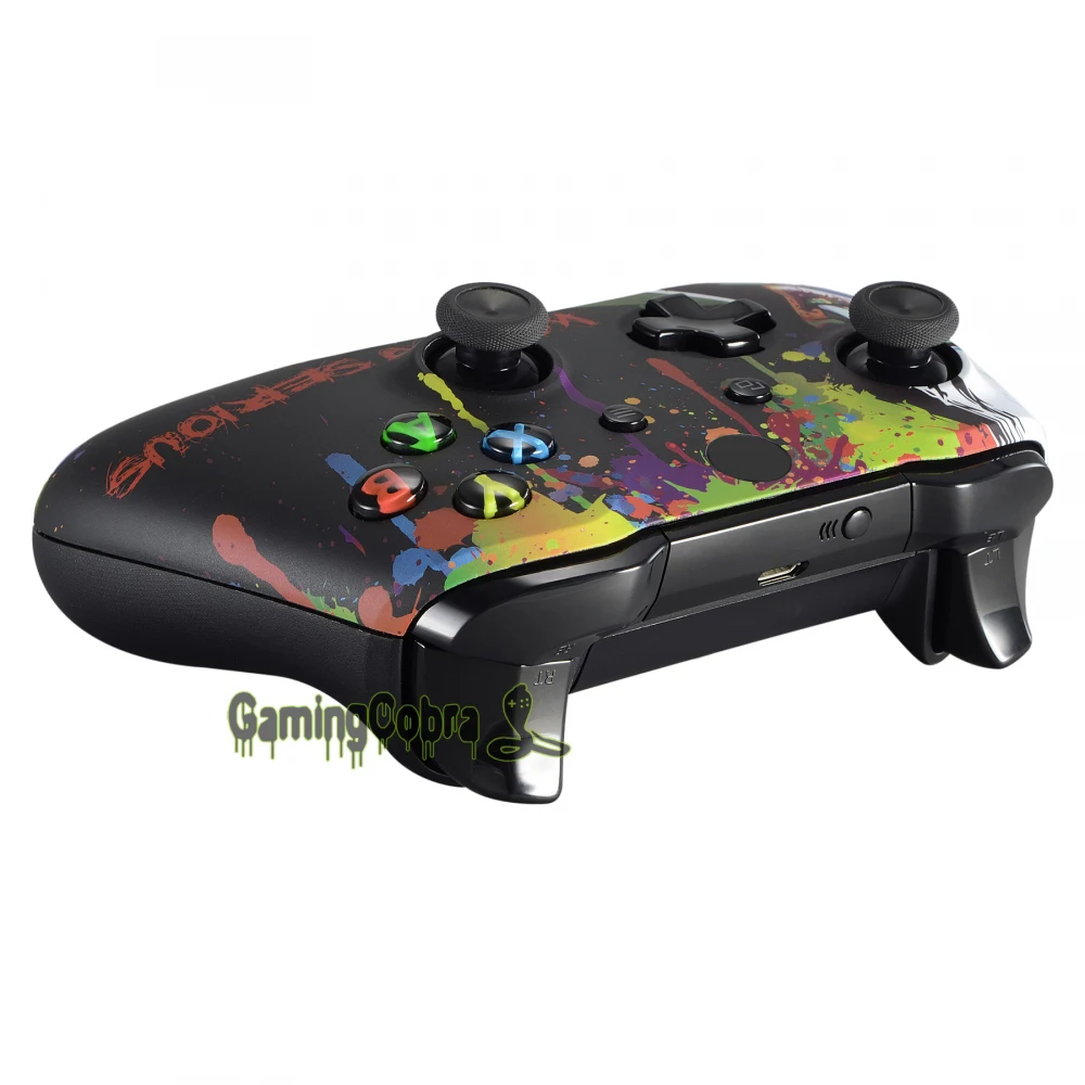 إكستريميريت مخصص لينة اللمس قبضة الجبهة الإسكان شل غطاء ل Xbox One S & ل Xbox One X المراقب المالي