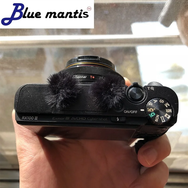 كاتم صوت مقاوم للرياح ، 10 قطع ، أصلي ، لهاتف SonyDSCRx100 Dead Cat Muff ، غطاء ميكروفون لسلسلة Sony RX100IV RX100M5