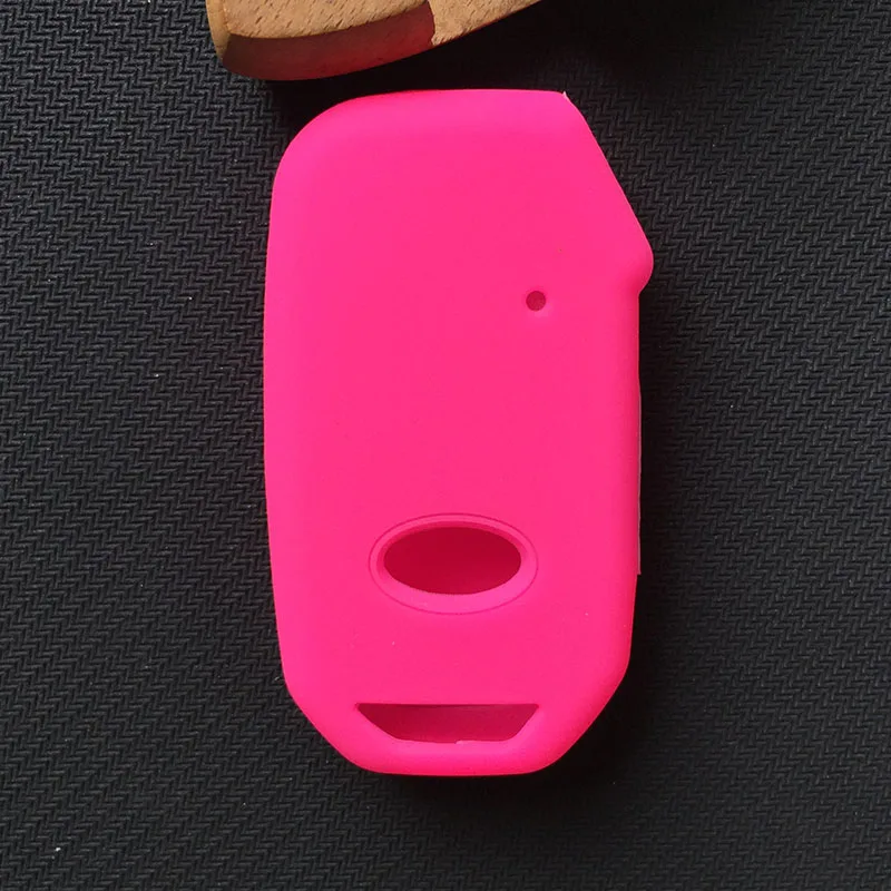 silicone car key fob skin set cover case shell   holder for kia 2018 2019 sportage R Stinger   remote sorento cerato protect key